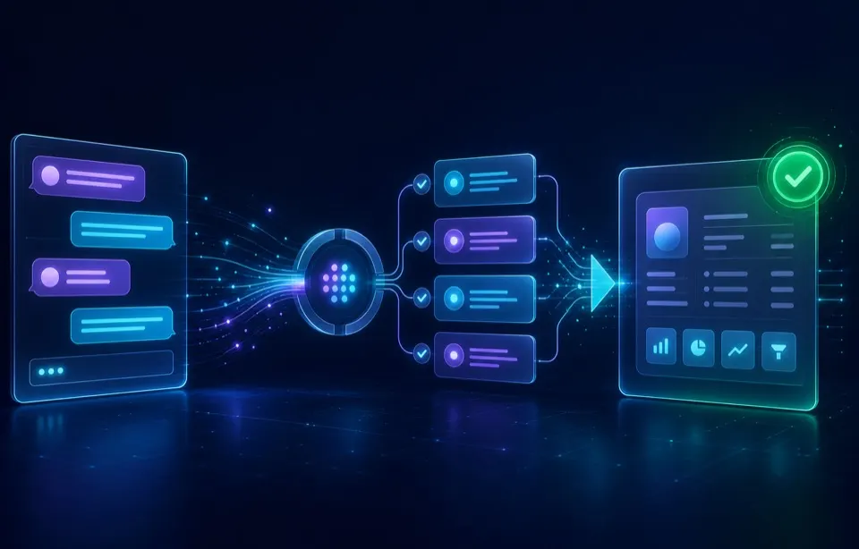 Digital conversation converted into a qualified commercial opportunity
