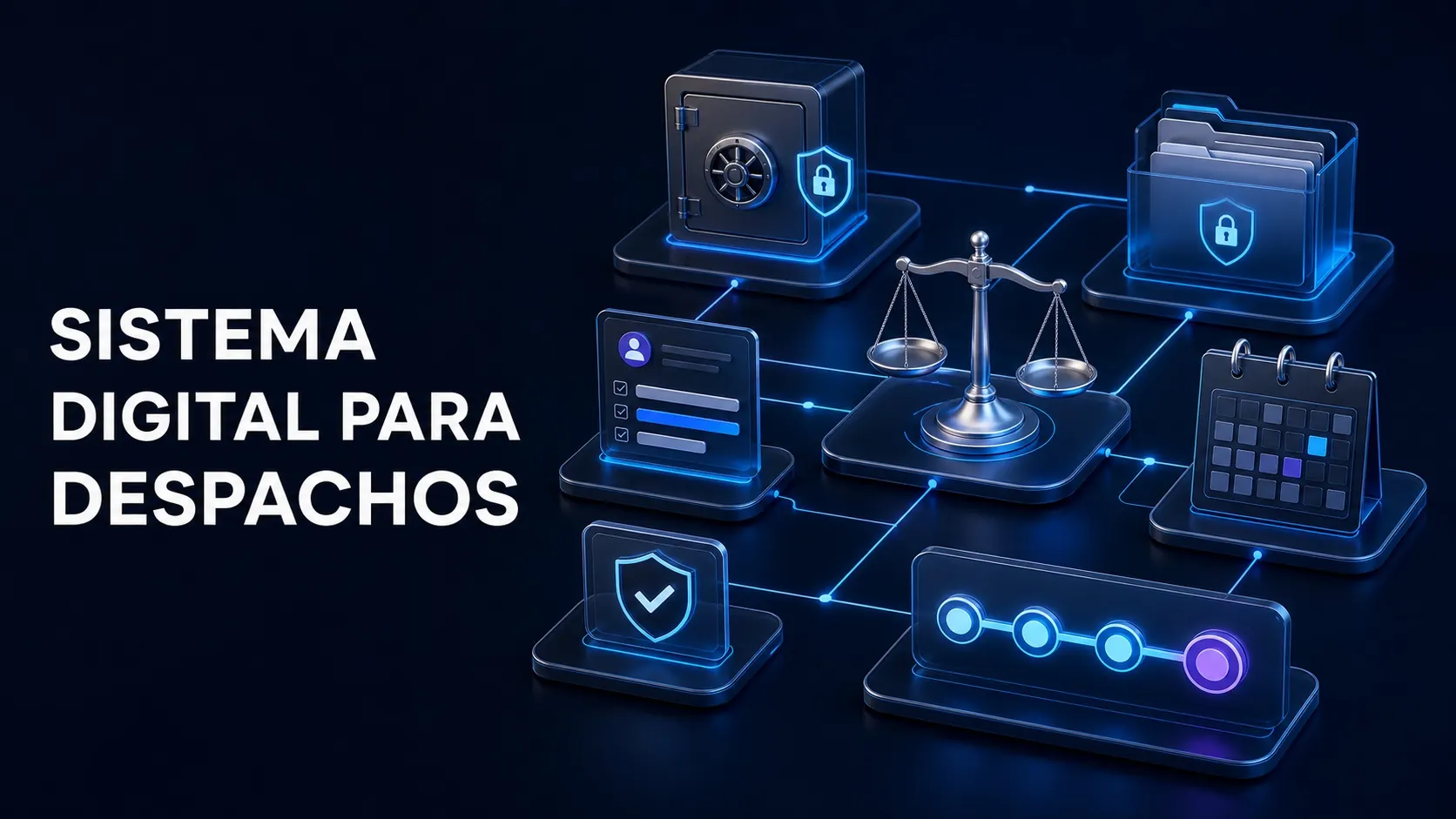 Sistema digital para despachos con recepción, documentos, agenda y seguimiento